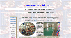 Desktop Screenshot of americanhealthfitnesscenter.com